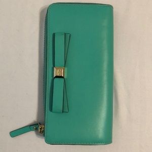 Kate spade teal wallet